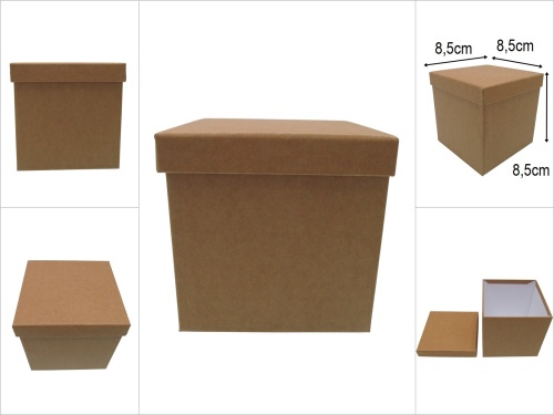 sd51386 kare no1 kesekağıdı rengi karton küp hediye kutusu - 