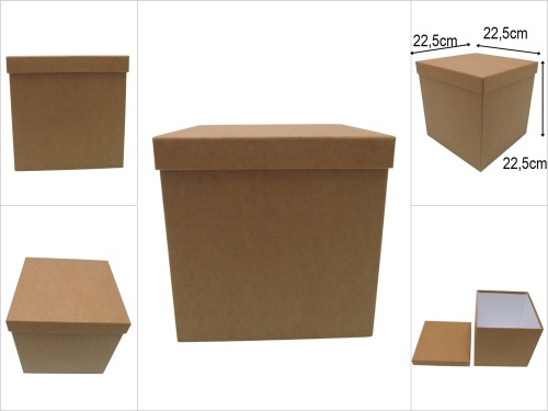 sd51393 kare no8 kesekağıdı rengi karton küp hediye kutusu - 