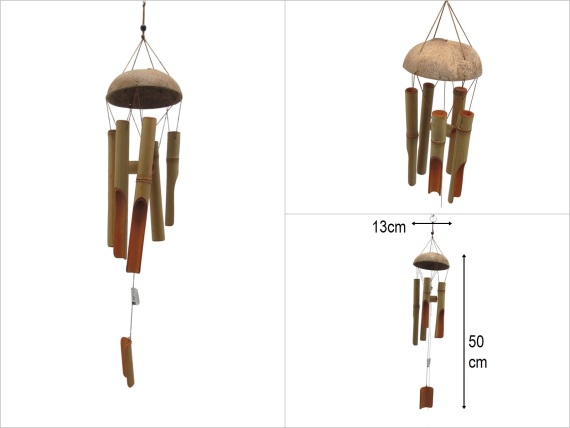 sd51441 bambu rüzgar çanı - 1