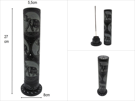 sd51482 obsidyen taşı kule tütsülük - 1