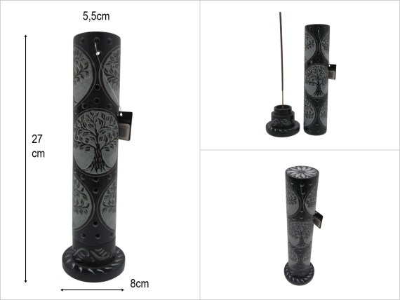 sd51483 obsidyen taşı kule tütsülük - 1