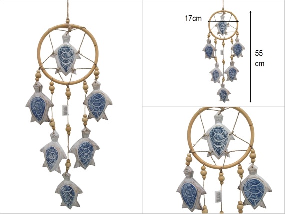 sd51917 bambu çemberli ahşap kaplumbağa - 1