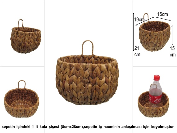 SD51995 DEKORATİF NO2 KAPI/DUVAR SEPETİ - 1