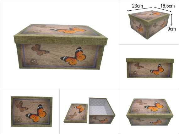 sd52013 kelebek desenli no3 hediye kutusu düzenleyici organizer - 1