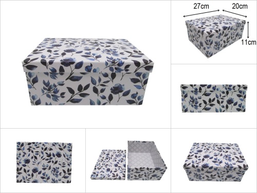 sd52025 çiçek desenli no5 hediye kutusu düzenleyici organizer - 