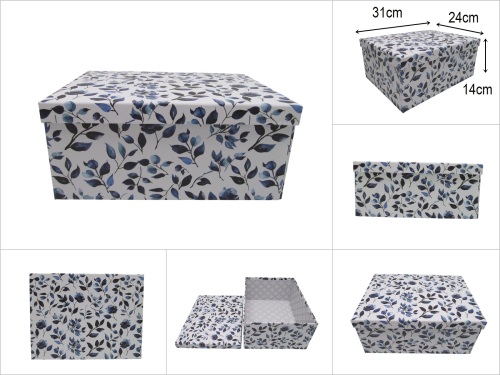 sd52027 çiçek desenli no7 hediye kutusu düzenleyici organizer - 