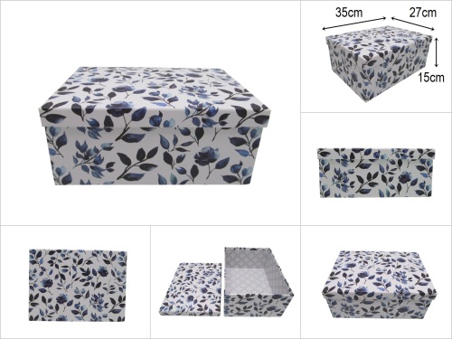 sd52029 çiçek desenli no9 hediye kutusu düzenleyici organizer - 