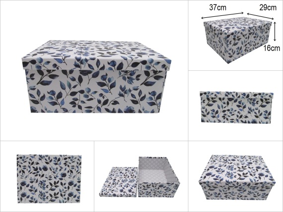 sd52030 çiçek desenli no10 hediye kutusu düzenleyici organizer - 1