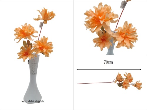 sd52068 somon rengi yapay çiçek dalı - 