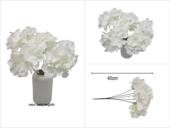 sd52071 yapay beyaz ortanca demeti - 1