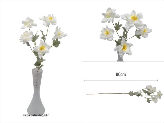 sd52076 yapay beyaz gelincik çiçeği - 1