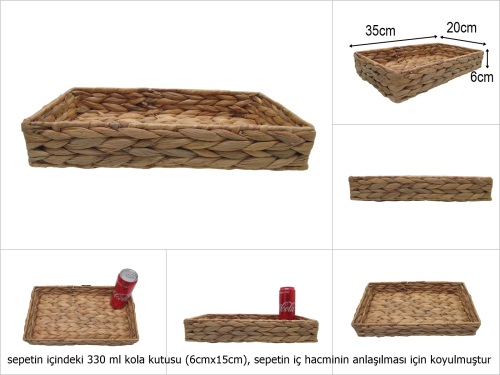 sd52098 dikdörtgen düzenleyici sepet - 