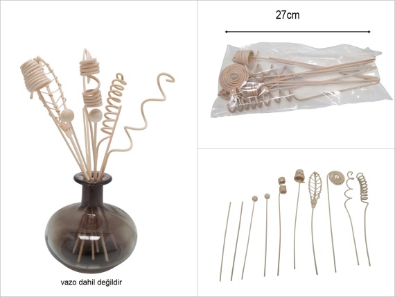 sd52125 dekoratif rattan koku çubukları - 1