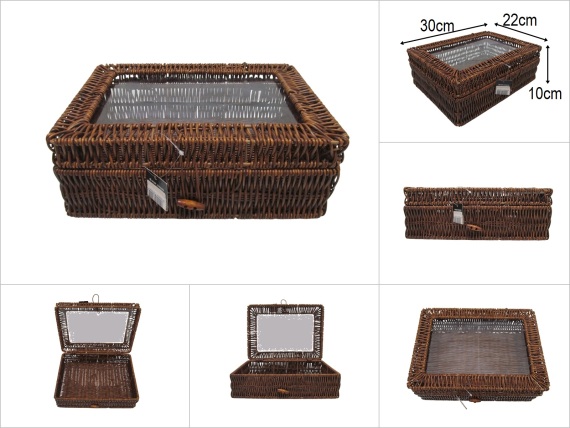 sd52126 metal iskelet üzerine pvc örülü kapaklı kutu - 1