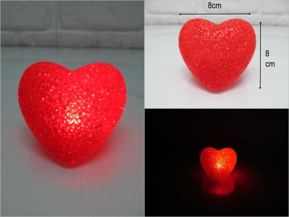 sd52135 silikon kalp led mum - 1