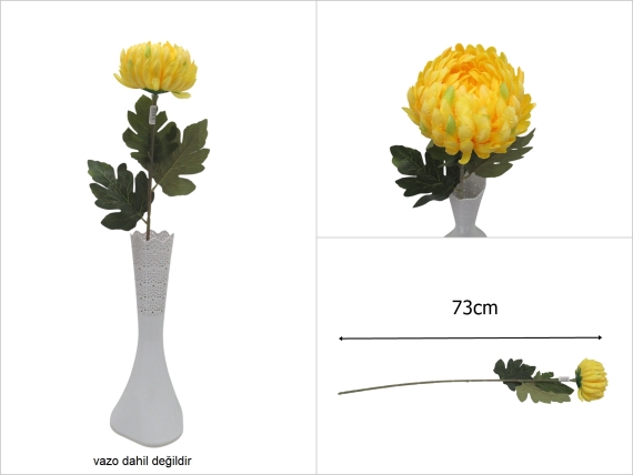 sd52163 yapay limon sarı kasımpatı dalı - 1