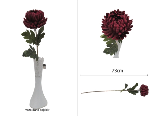 sd52165 yapay bordo kasımpatı dalı - 