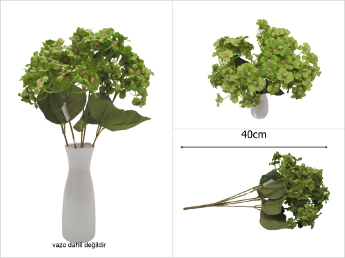 sd52166 yapay yeşil ortanca demeti - 