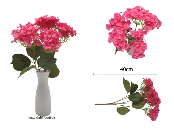 sd52168 yapay fuşya ortanca demeti - 1