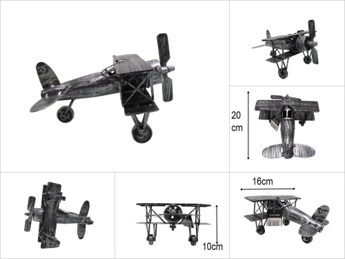 sd52230 dekoratif metal tayyare uçak - 
