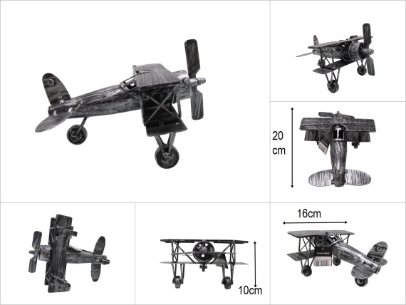 sd52230 dekoratif metal tayyare uçak - 1