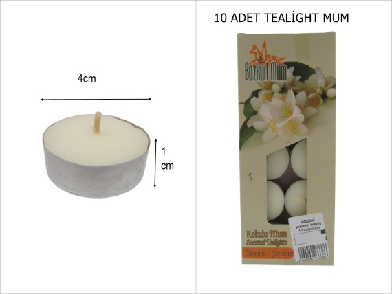 sd52243 yasemin kokulu 10 lu tealight mum - 1