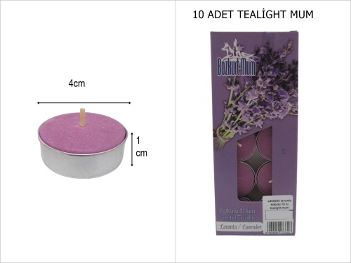 sd52244 lavanta kokulu 10 lu tealight mum - 