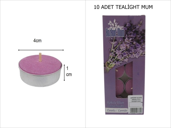sd52244 lavanta kokulu 10 lu tealight mum - 1