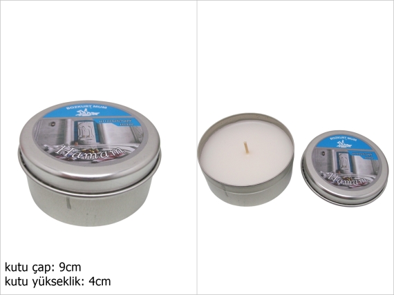 sd52250 hamam kokulu metal kutulu mum - 1