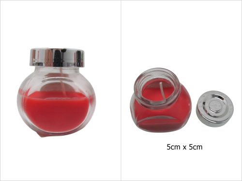 sd52263 kavanozlu kokulu kırmızı mum - 