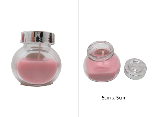 sd52266 kavanozlu kokulu pembe mum - 