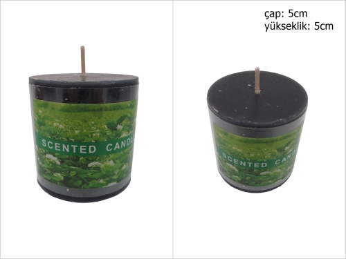 sd52267 kokulu siyah mum 5cmx5cm - 