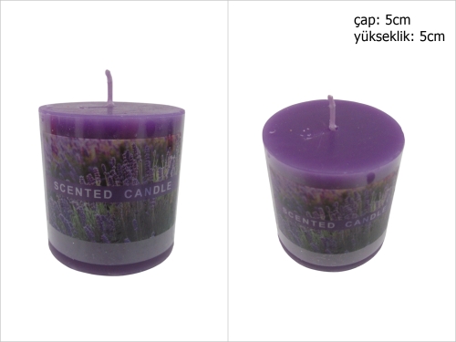 sd52268 kokulu mor mum 5cmx5cm - 