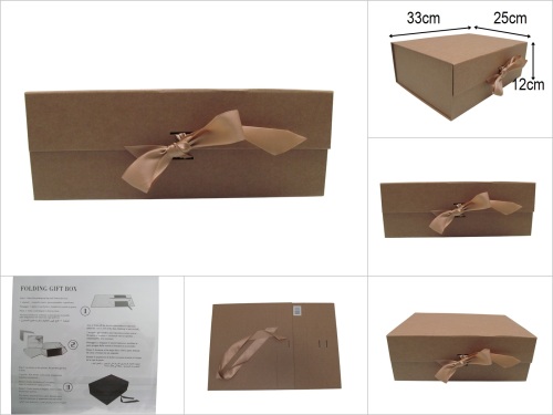 sd52301 dekoratif kurdelalı mıknatıslı kapaklı kese kağıdı renkli hediye saklama kutusu - 