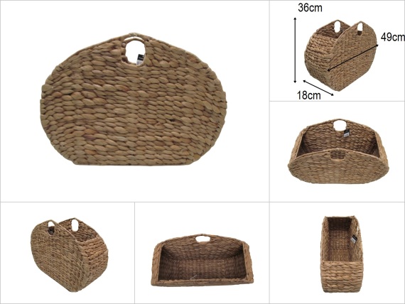 sd52295 dekoratif organizer düzenleci hasır sepet - 1