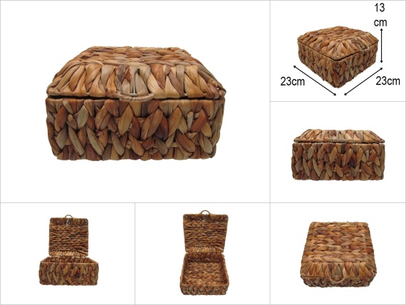 sd52309 kapaklı no1 kare sepet - 1