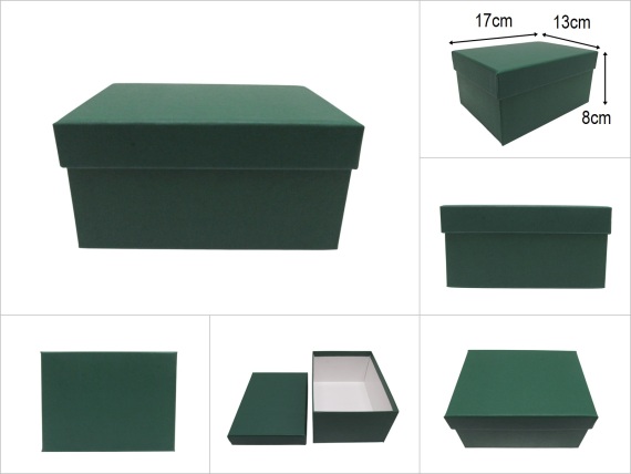 sd52374 yeşil dikdörtgen no2 hediye saklama kutusu - 1