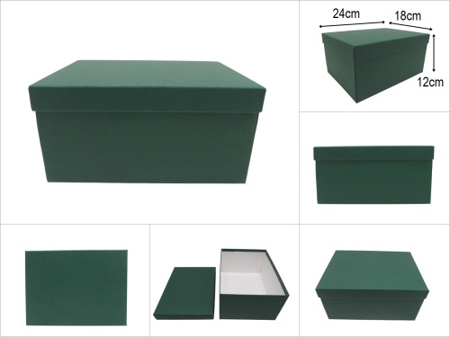 sd52376 yeşil dikdörtgen no4 hediye saklama kutusu - 