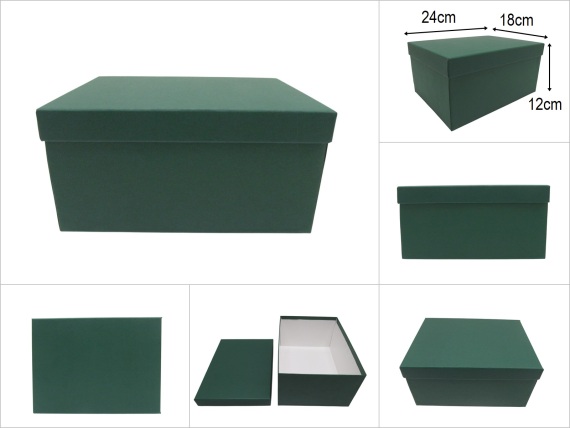 sd52376 yeşil dikdörtgen no4 hediye saklama kutusu - 1