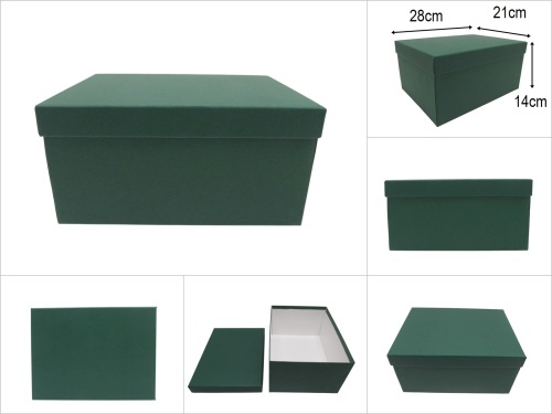 sd52377 yeşil dikdörtgen no5 hediye saklama kutusu - 