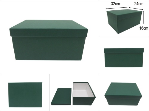 sd52378 yeşil dikdörtgen no6 hediye saklama kutusu - 