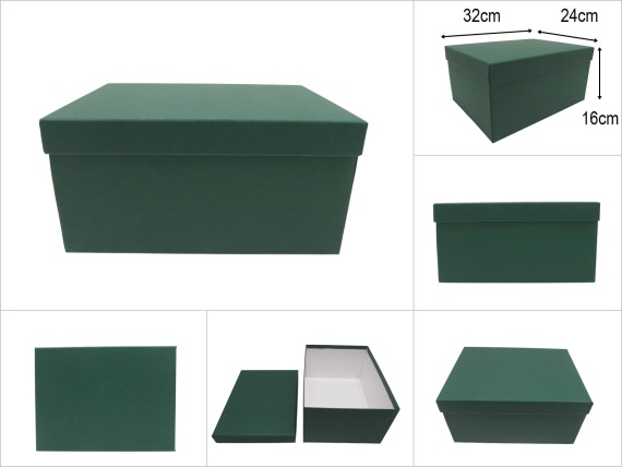 sd52378 yeşil dikdörtgen no6 hediye saklama kutusu - 1