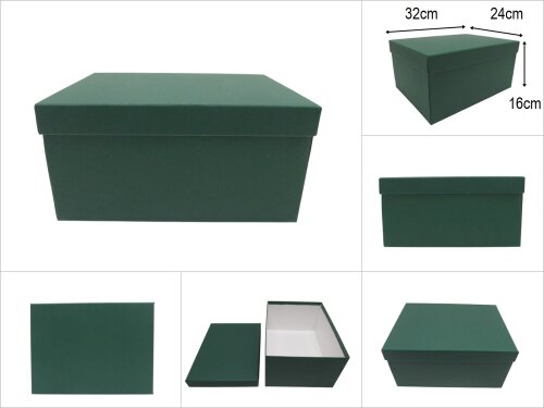 sd52378 yeşil dikdörtgen no6 hediye saklama kutusu - 