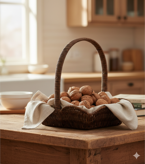 sd52394 rattan görünümlü no3 üstten saplı pvc sepet - 2