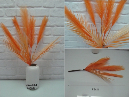 sd52441 yapraklı yapay turuncu panpas - 