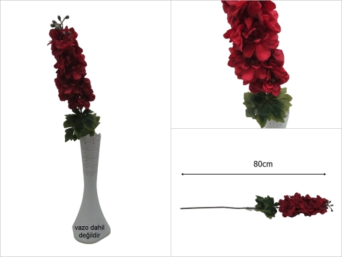 sd52486 kırmızı yapay şebboy çiçeği - 