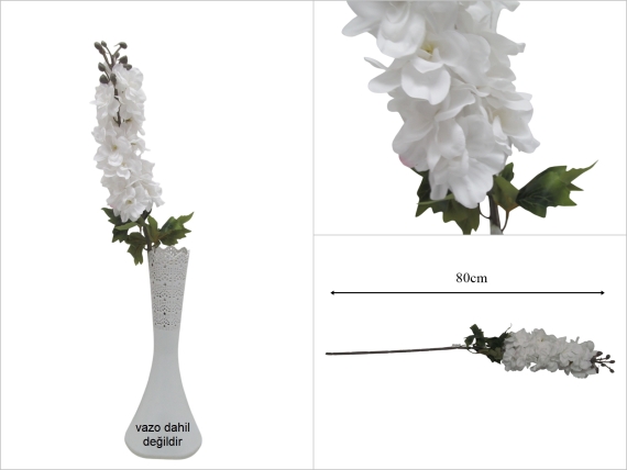 sd52490 beyaz yapay şebboy çiçeği - 1