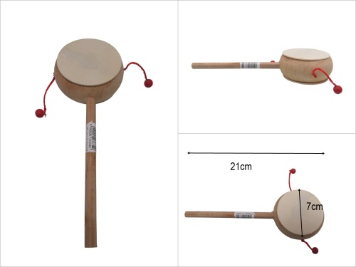sd52522 ahşap gövdeli el davulu - 