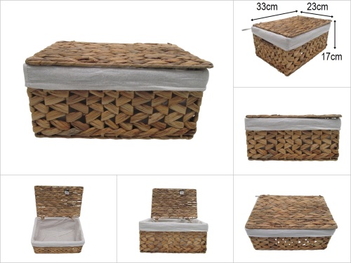 sd52618 kapaklı no2 dikdörtgen hasır sepet - 