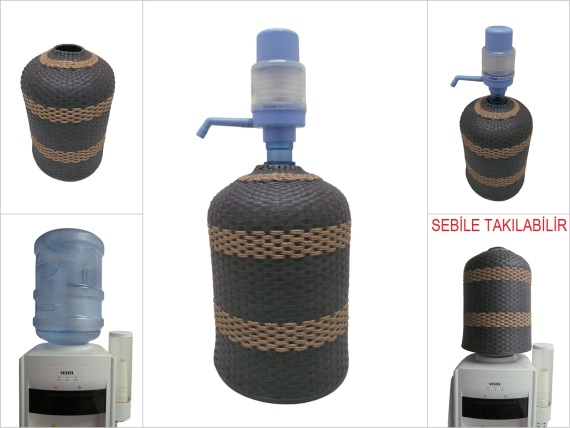 sd52637 el örgüsü plastik damacana kılıfı (19lt) - 1